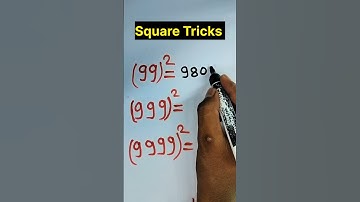 1 सेकेंड में Squre निकाले | Square Tricks Simplification Tricks #shorts #maths
