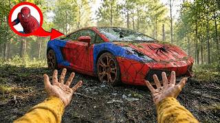 Starting & Test Driving Spider-man Abandoned Car | Pov Restarting