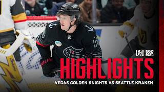 Vegas Golden Knights vs. Seattle Kraken | 4/9 Game Highlights