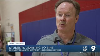 Grant helping Southside Tucson school kids learn to ride bikes