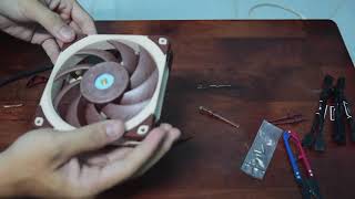 unboxing and installation Noctua NF-A12x25 PWM