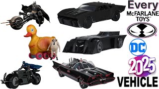 Every 2025 - Vehicle - DC Multiverse McFarlane Toys Comparison List