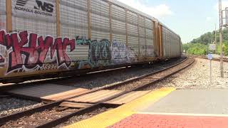 MVI 1872 csx Q216-24 auto rack train in point of rocks md