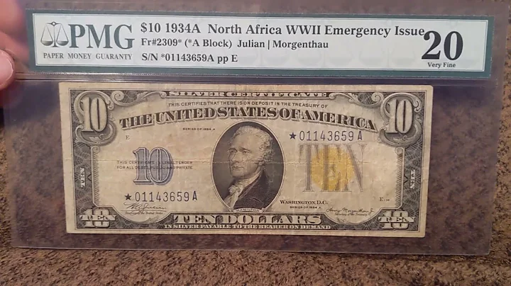 Star Note Sunday 1934A North Africa WWII Silver Certificate