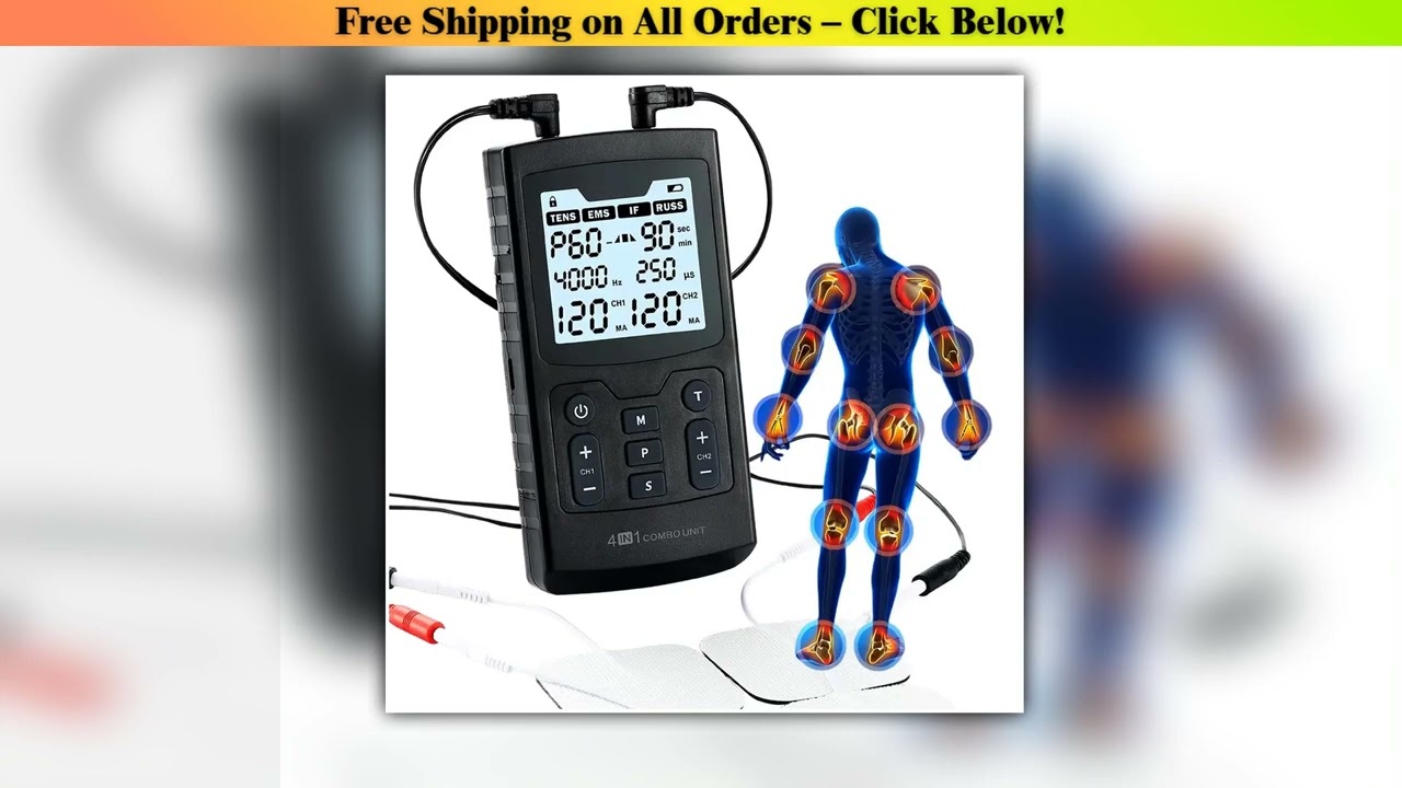 Electric Muscle Stimulator High-Frequency Physiotherapy Therapy TENS Adjustable Massage Device