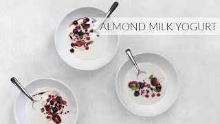 Almond Milk Yogurt | How to Make Dairy-Free Yogurt