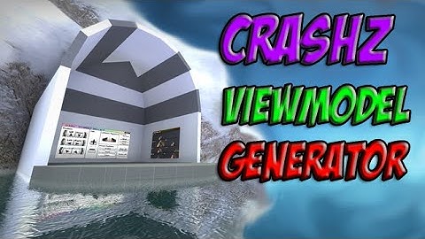 Customize your viewmodel CSGO - Crashz Viewmodel Generator