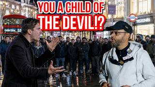 You the Child of the Devil!? Hashim Vs Christian Guy | Speakers Corner | Hyde Park