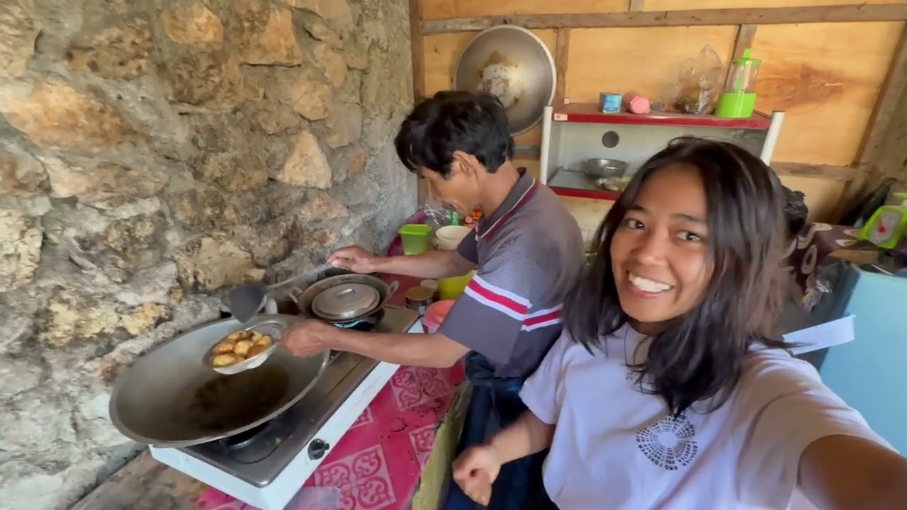 MASAK BERSAMA BAPAK DI RUMAH KAKAK