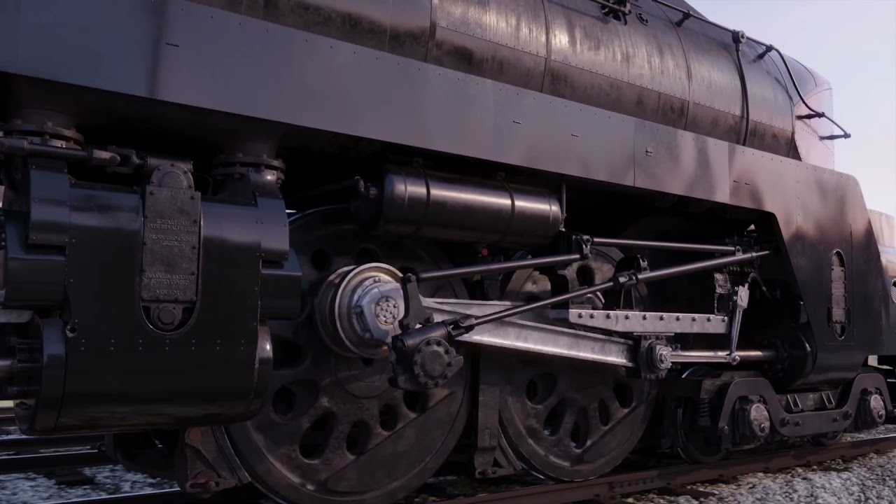 PRR 5550 Running Gear B2 Rotary Cam Poppet Valve YouTube