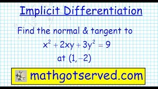 Review Differentiation implicit differentiation part III cu3l7c Calculus I AP AB BC IB Wealth