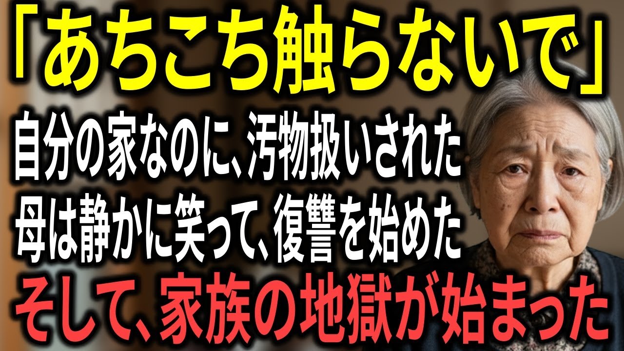 「透明にされた母」“あなたの触れたものは汚い”と言われた日、母は静かに立ち上がった。