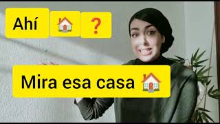 Adverbios de lugar (Adjetivos demostrativos)