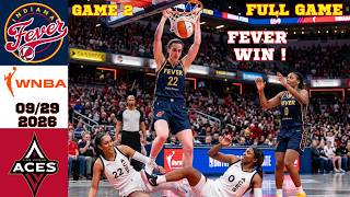 Indiana Fever vs Las Vegas Aces FULL GAME | GAME 2| Sep 29, 2026 | WNBA 2026 screenshot 3