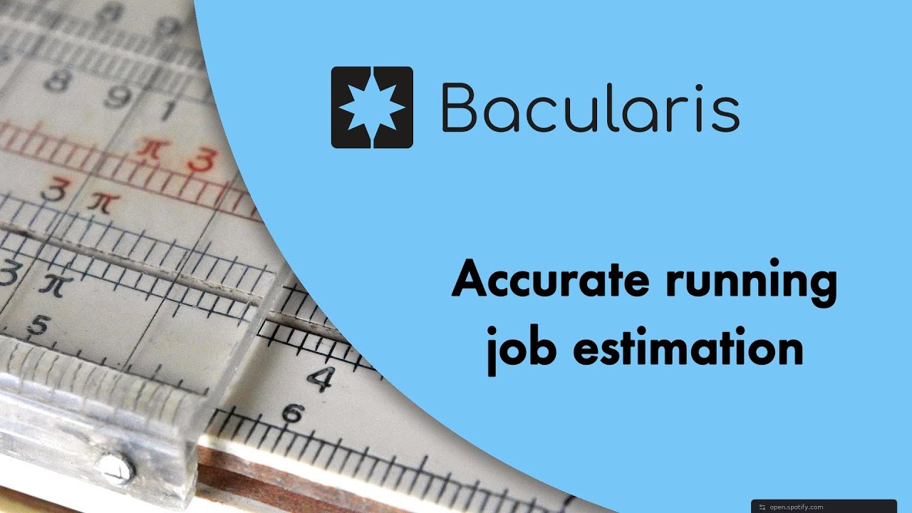 Bacularis - accurate running job estimation