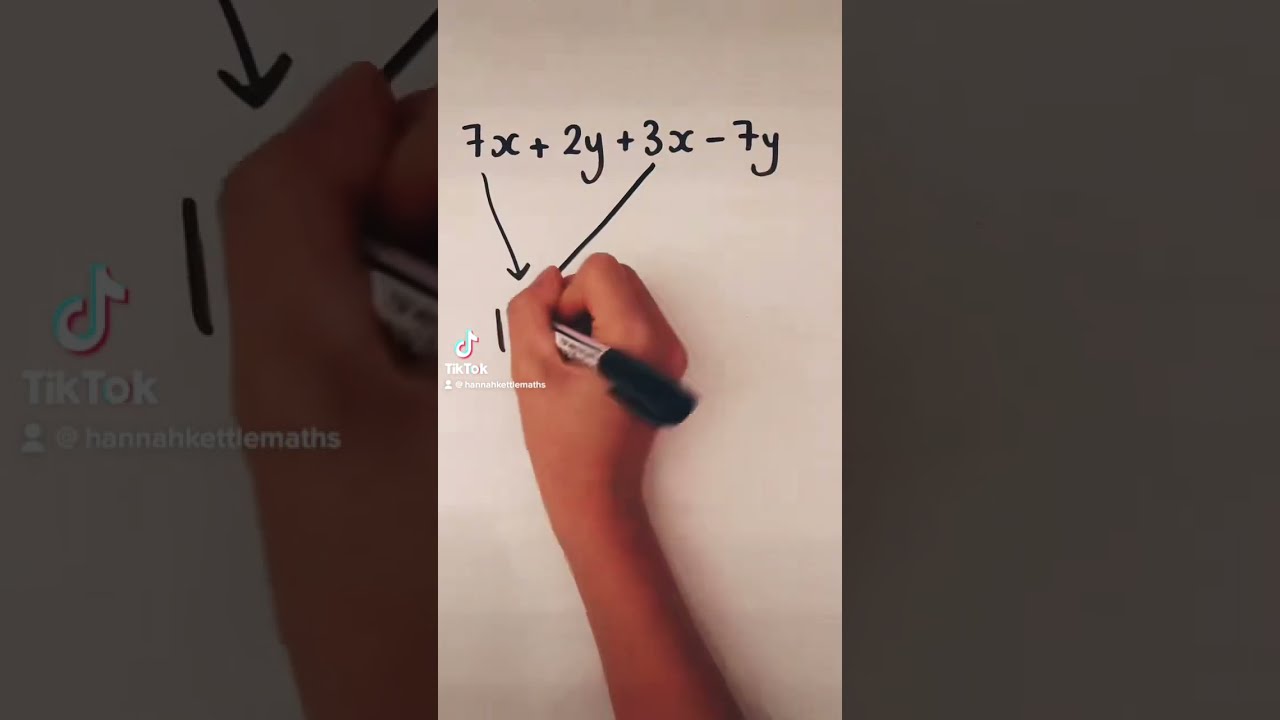 Simplifying Expressions Collecting Like Terms Algebra