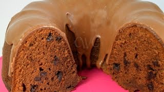 OLD FASHIONED CHOCOLATE CREAM CHEESE POUND CAKE with MOCHA ICING | Cooking With Carolyn