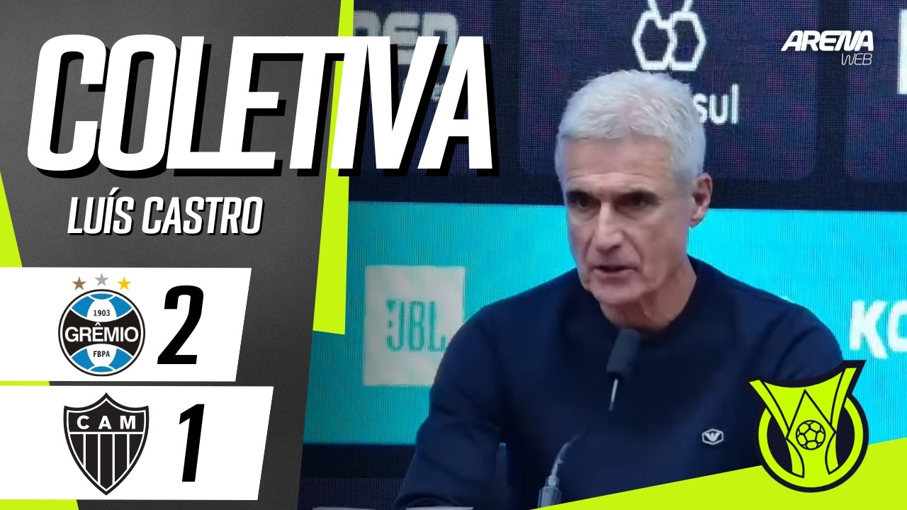 COLETIVA LUÍS CASTRO | AO VIVO | Grêmio x Atlético-MG - Brasileirão 2026