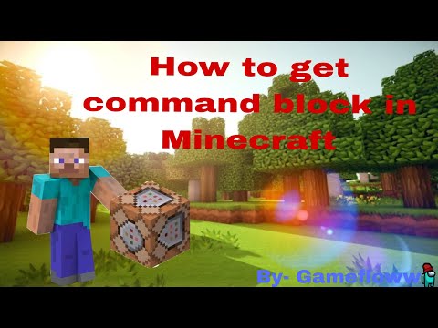 How to get command block in Minecraft. Easy steps. (GAMEFLOWW). #mincraft #easy