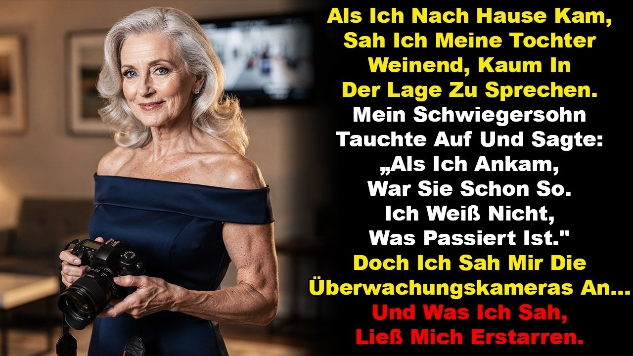 Ich kam nach Hause und fand meine Tochter auf dem Boden liegen, das Kleid zerknittert, den Blick leer. Mein Schwiegersohn stand daneben und spielte den besorgten Ehemann: „Gott sei Dank sind Sie...