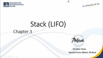 SAY - Data Structures - Struktur Data Visual C# Chapter 3 Stack (LIFO)