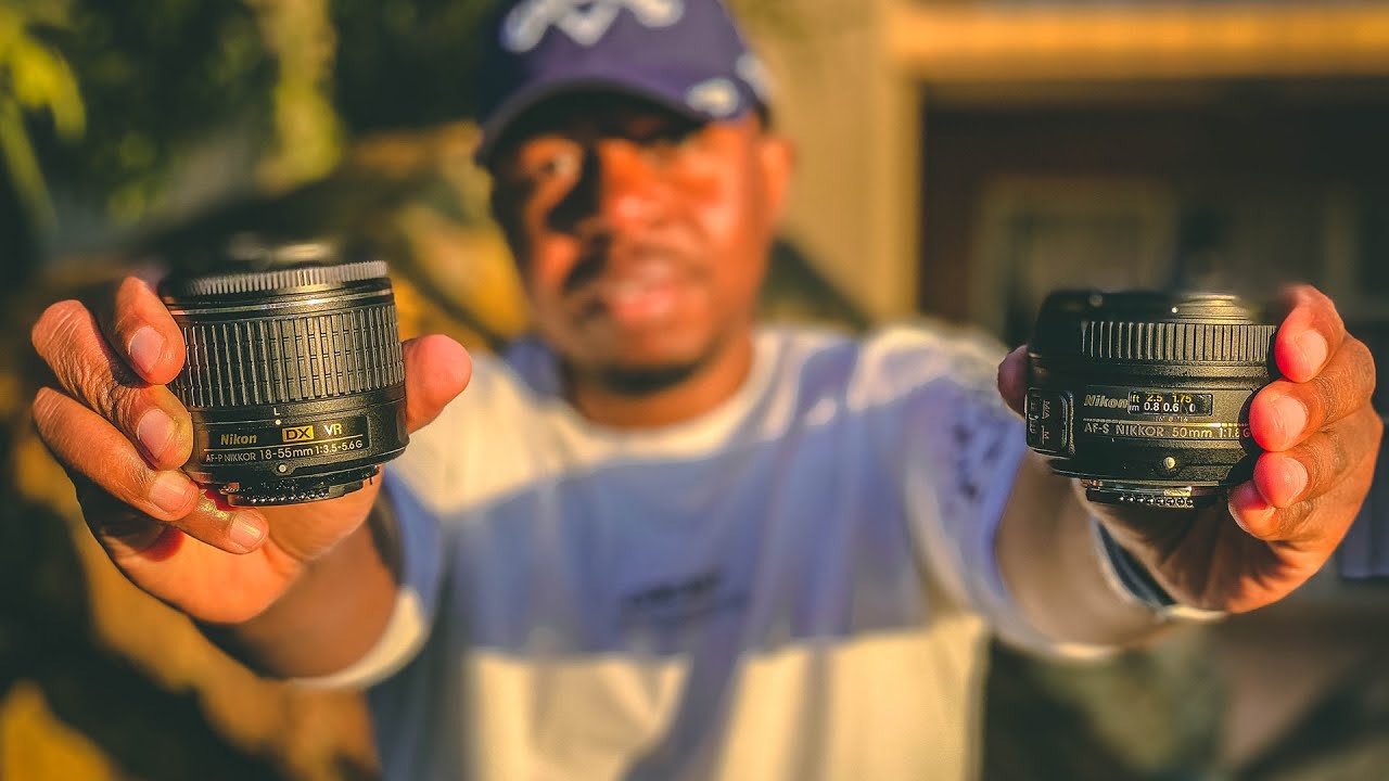 Nikon 1855 MM Kit Lens vs 50 MM Prime Lens YouTube