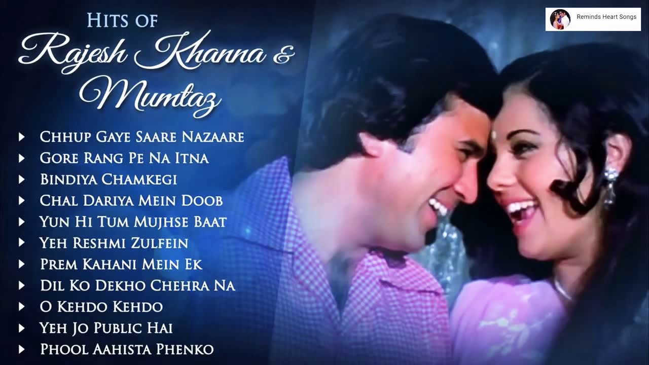 Rajesh Khanna  Mumtaz Songs  Evergreen Hindi Songs  Best Bollywood Old Songs  Hindi Old Songs