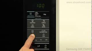 Samsung GW732KD-B Grill Microwave Oven - How To Set Up Microwave Cooking screenshot 4
