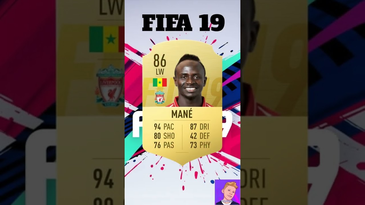 Sadio Mane-FIFA Evolution (FIFA 16-FIFA 22)