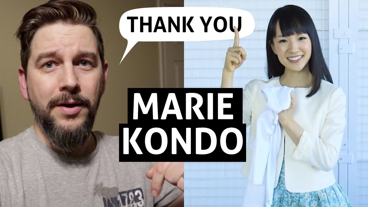 Marie Kondo Folding And Tidying Up Sparks Joy In Me Youtube