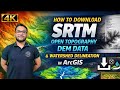 Download SRTM DEM from OpenTopography & Watershed Delineation in ArcGIS | Step-by-Step Tutorial