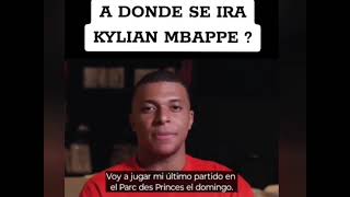 KYLIAN MBAPPE  anuncia su salida del PSG #kylianmbappe  #psg #futbol