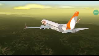 Voo de Congonhas para Rio Galeão no boeing 737- Max8 da Gol linhas aéreas