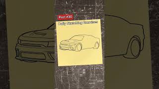Dodge Challenger SRT HELLCAT #whattowatch #carsketch ##tutorial #shorts