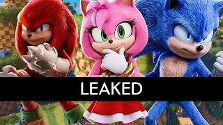 AMY THE HEDGEHOG WAS JUST LEAKED! Sonic Movie 4 Toys and DESIGN