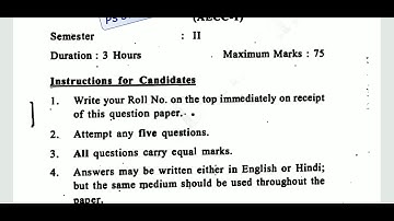 Environmental Science, Ability Enhancement Compulsory Course (AECC-1) Previous  Question paper 2019