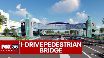 Latest renderings for I-Drive pedestrian bridge in Orlando