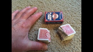как порвать 54 мини игральные карты how to rip Mini Deck of Cards