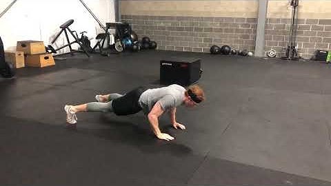 Scap Push-Up to Shoulder Tap