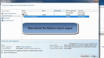 How to Remove Babylon Search Engine