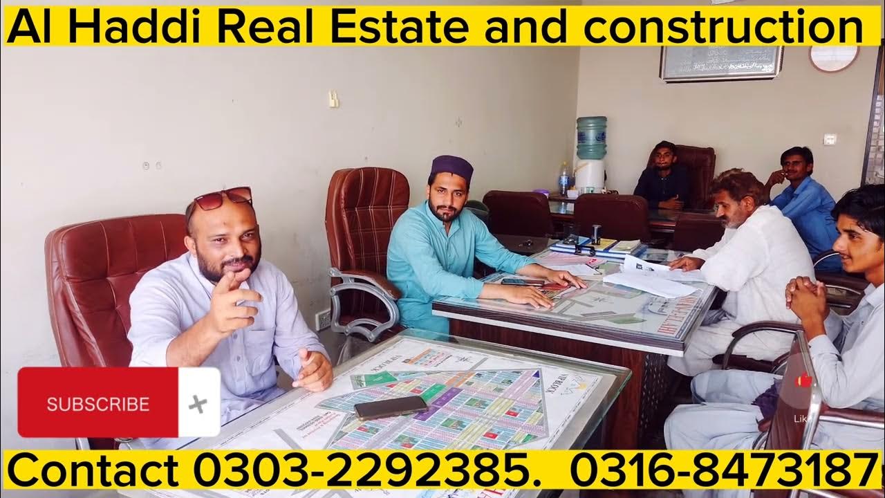 Gulshan e Elahi Construction updates from Al Haddi Real Estate YouTube