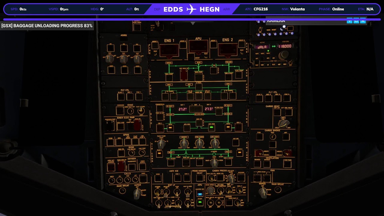 MSFS | STUTTGART-HURGHADA | CFG216  | VATSIM