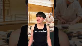 When Americans visits Sushi Restaurant in Japan #Shorts