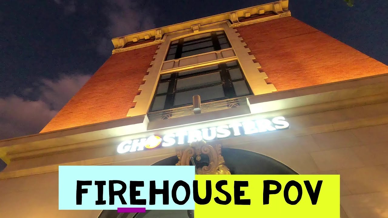 Ghostbusters Firehouse POV - Columbia Pictures - Motiongate Dubai Parks And Resort