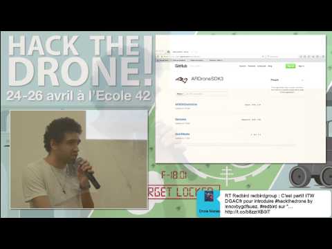 Workshop #hackthedrone : Djavan Bertrand, ingénieur-développeur @Parrot