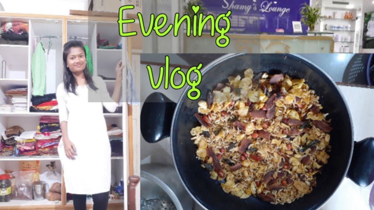 Evening vlog | Poha snacks | Cupboard organization