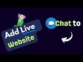 How to add a Free Live Chat to a website