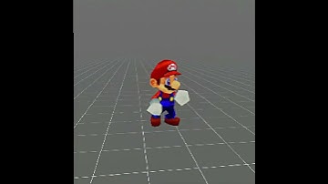 DS Mario Demo | 3rd Person Camera #nintendo #mario #gaming #3dart #animation #unrealengine