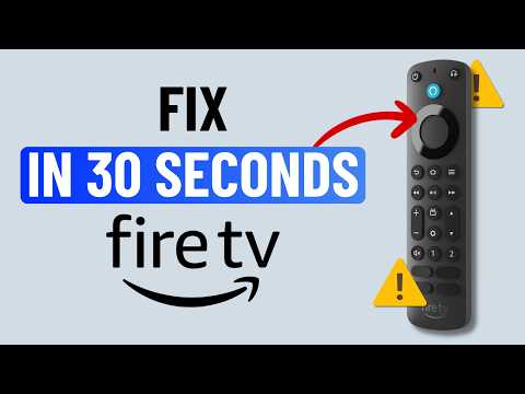 Fix Fire TV Remote Not Working With New Batteries (in 30 Seconds)