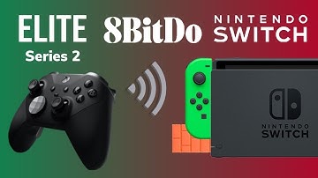 Using A Xbox Elite Series 2 Controller On Nintendo Switch Via 8Bitdo Bluetooth Adapter